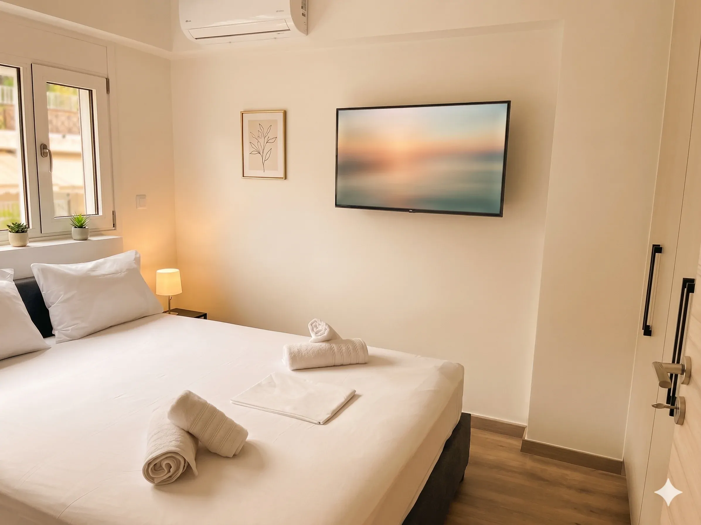 Main bedroom — bright and airy