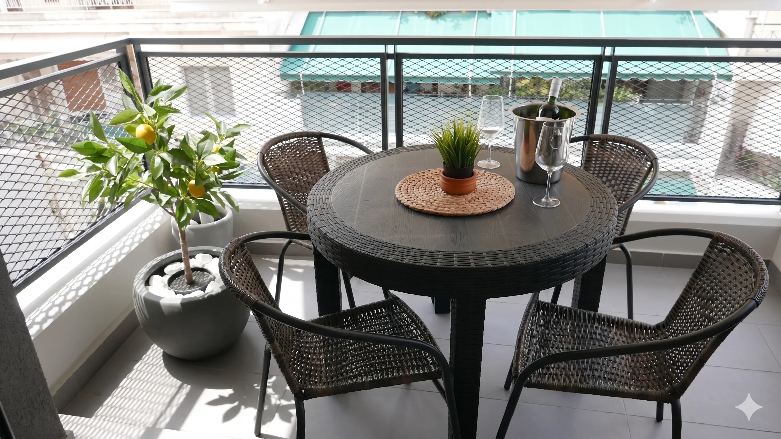 Balcony — daytime view