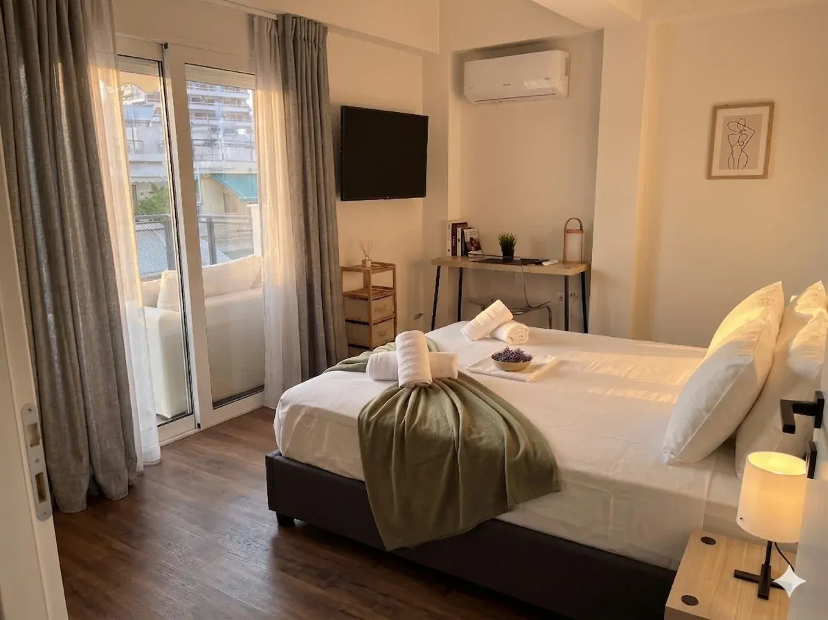 Main bedroom with balcony access